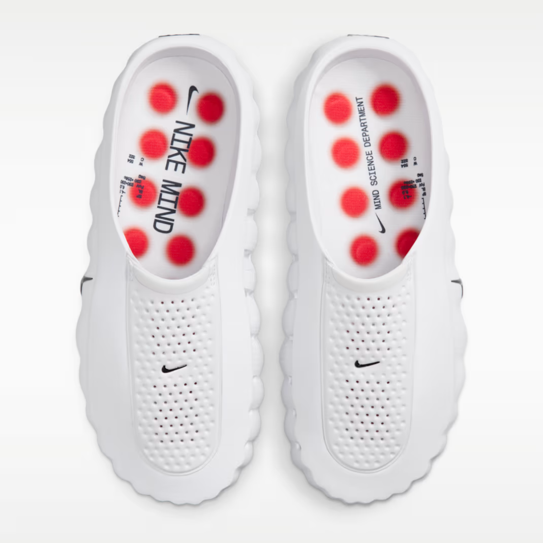 Nike Mind 001 Slide White Speed Red