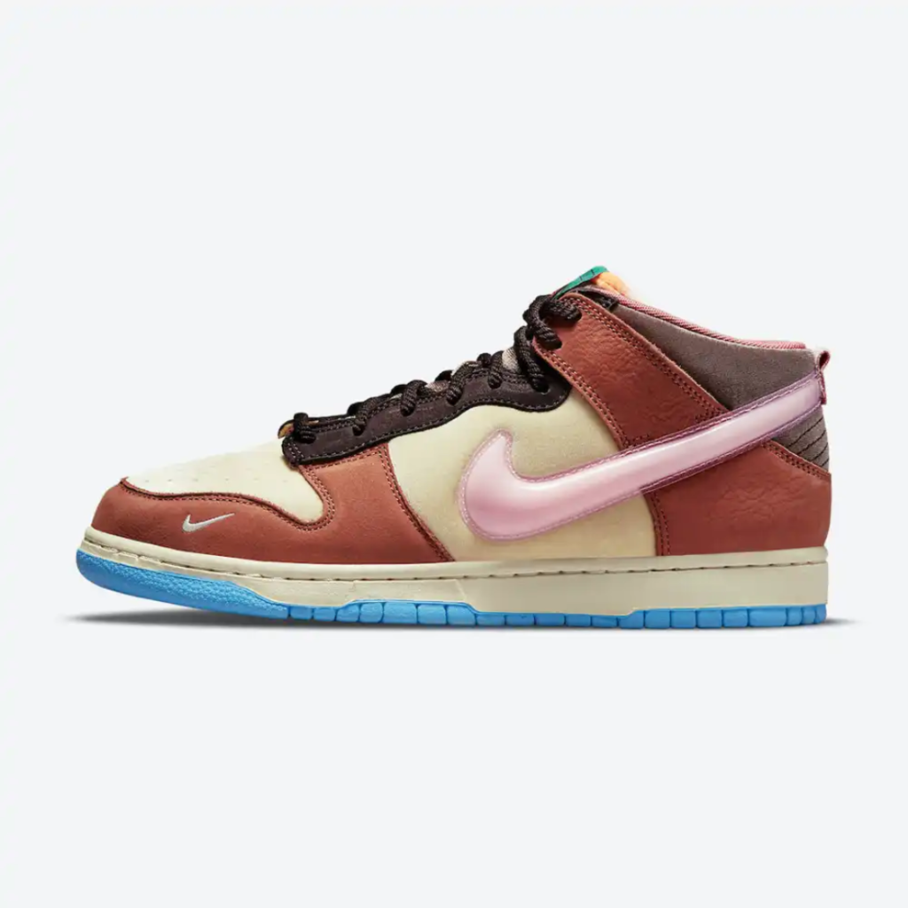 Dunk mid chocolate milk x social status