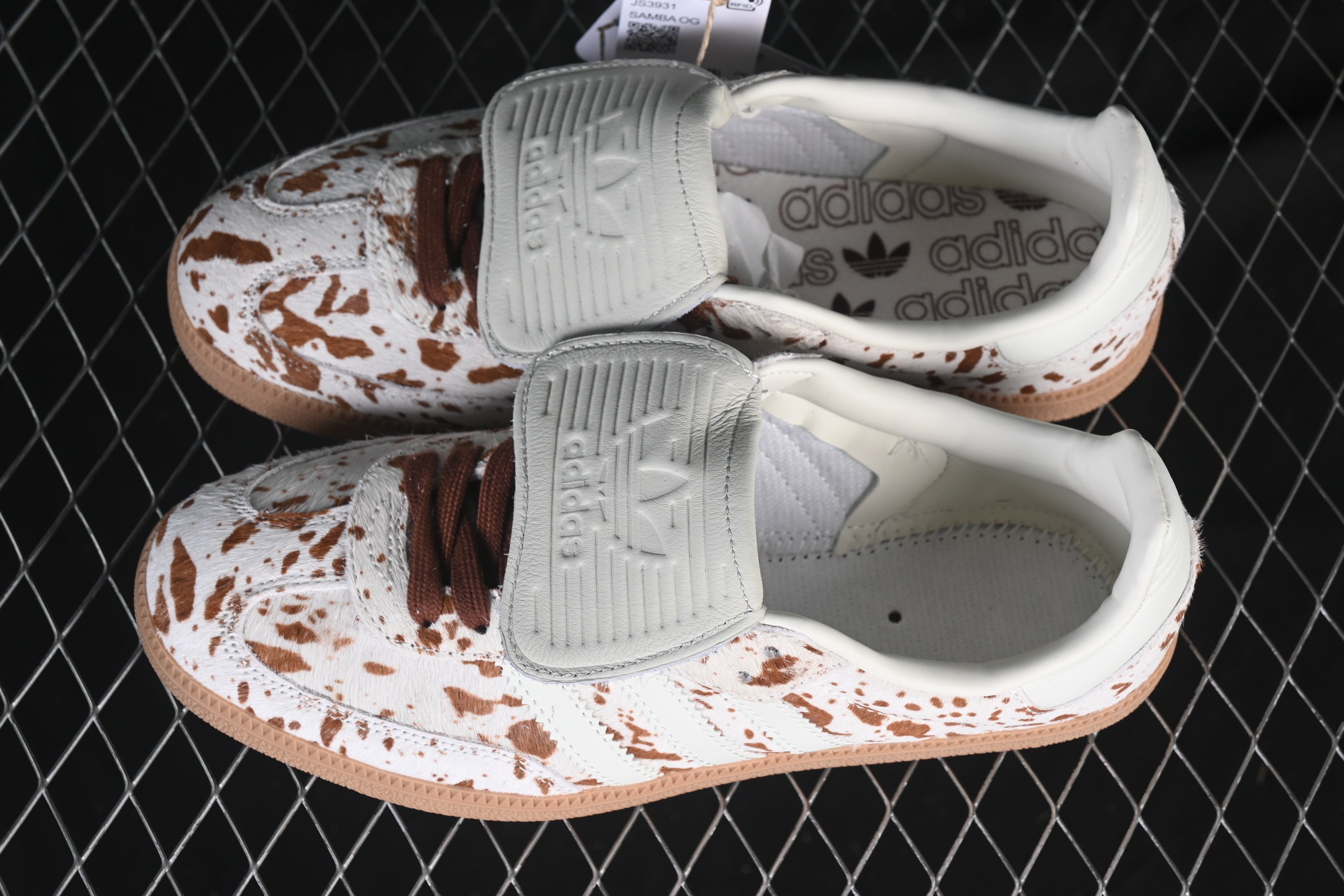 Samba LT Cow Print Brown White