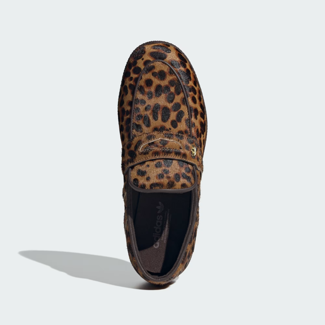 Spezial Handball  Loafer Leopard Print Dark Brown