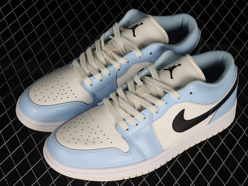 Air jordan 1 low ice blue black