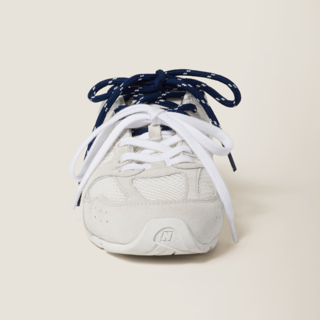 New balance 530 sl x miumiu white and blue
