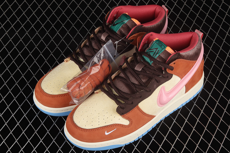 Dunk mid chocolate milk x social status