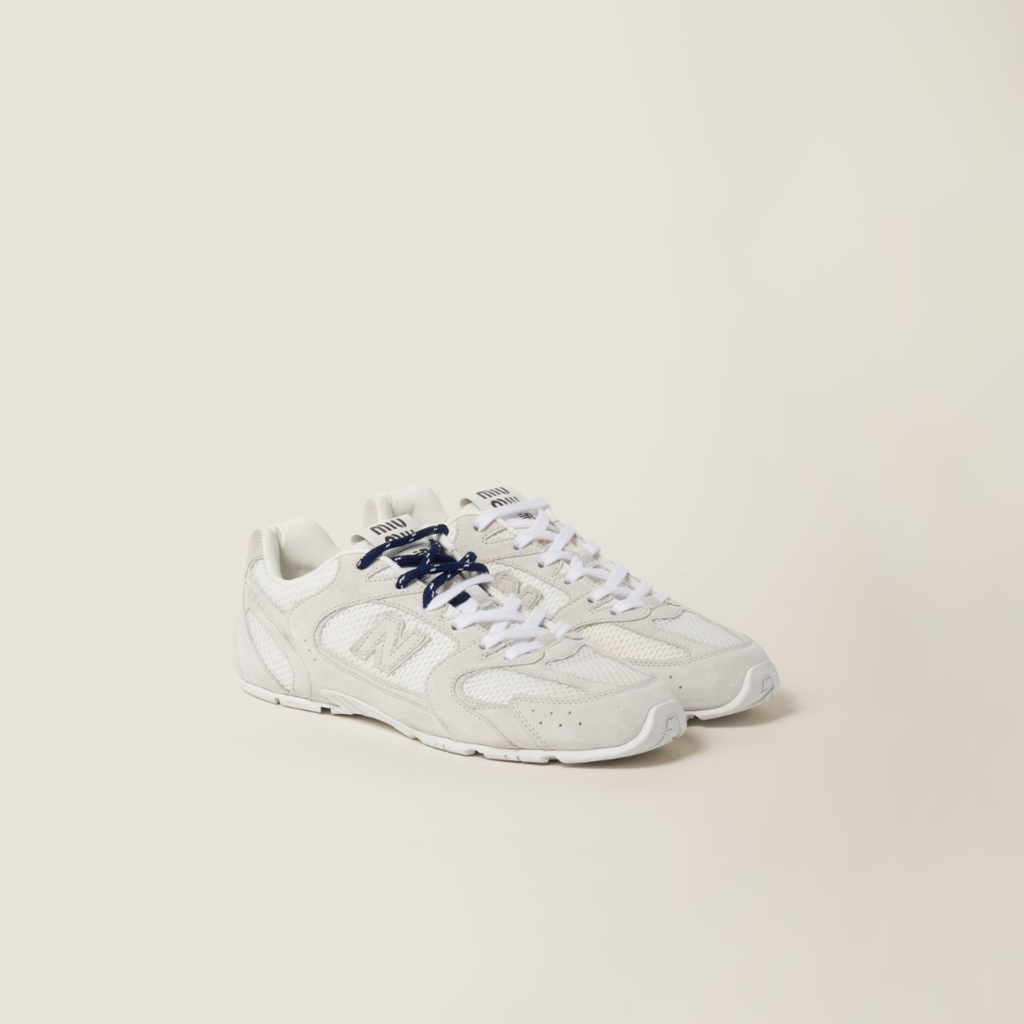 New balance 530 sl x miumiu white and blue pronta entrega